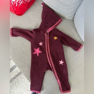 Hanna Andersson fleece baby bunting